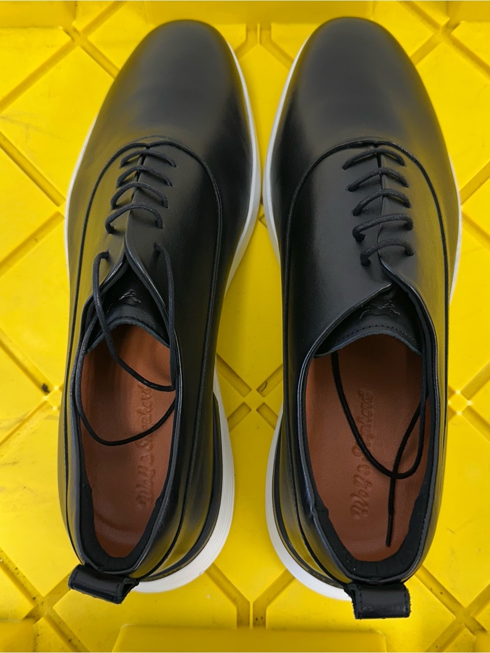 Wolf & Shepherd Crossover Longwing Oxford Shoes Sneakers Onyx Black Mens 12.5 - Picture 6 of 11